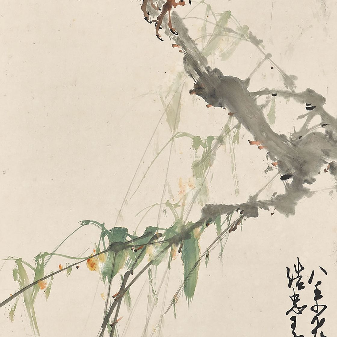 Zhao Shao'ang — Птица и дерево
