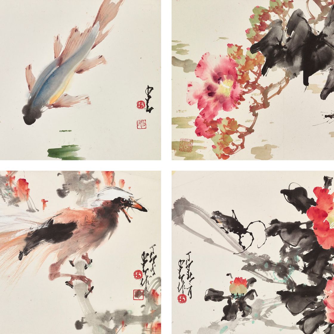 Zhao Shao'ang — Цветы, птицы, насекомые и рыбы