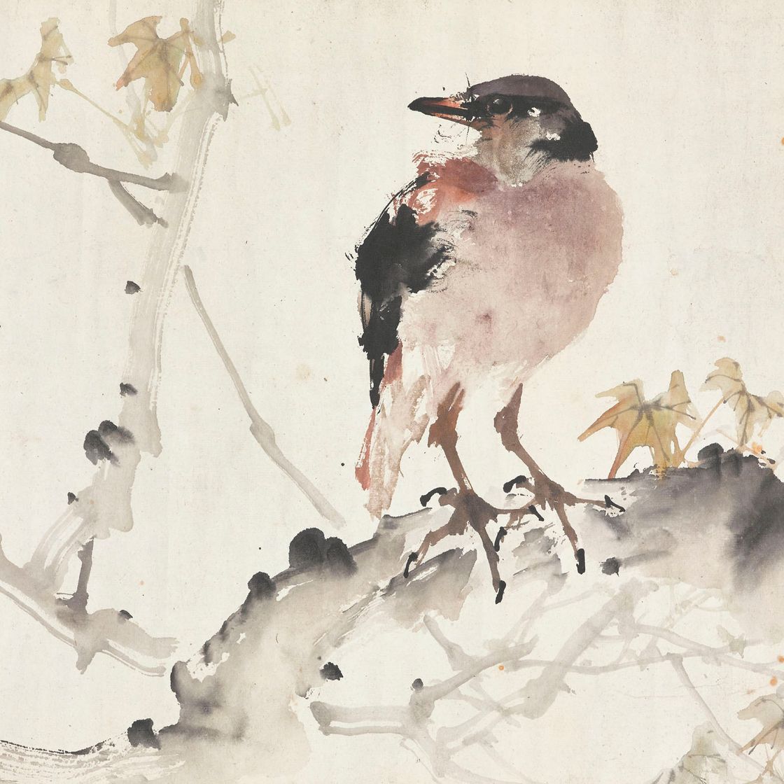 Zhao Shao'ang — Птица на ветке