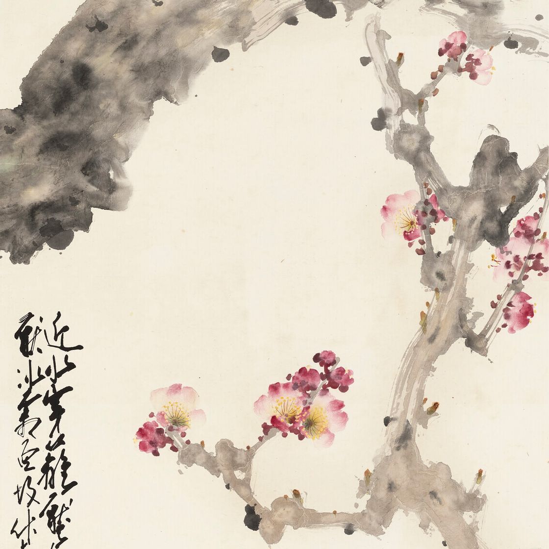 Zhao Shao'ang — Мухоловка на черноплодной рябине, изображение 1