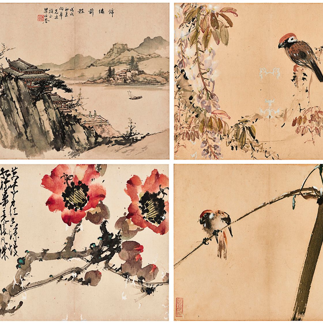 Zhao Shao'ang — Пейзажи, птицы и цветы
