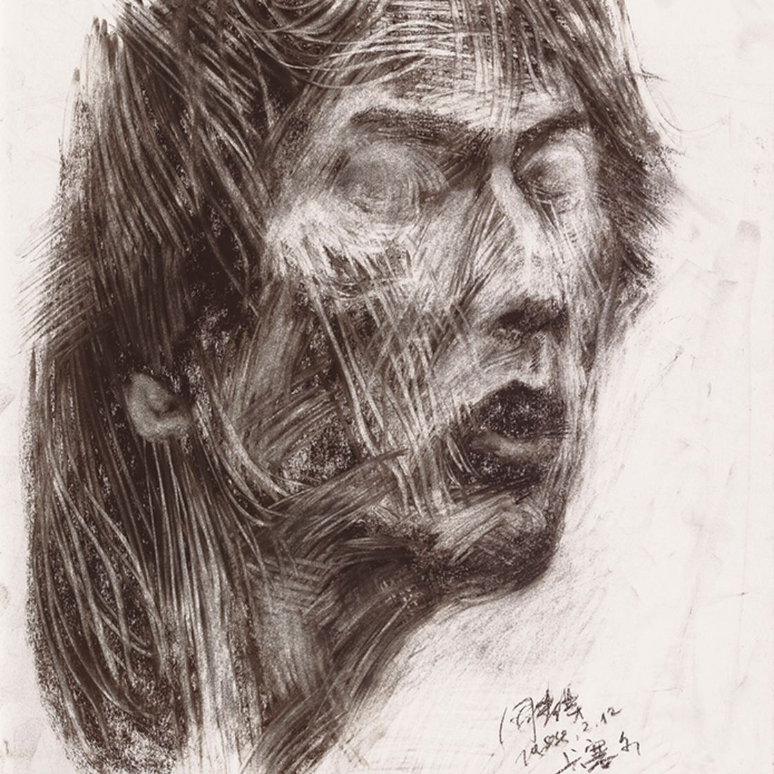 Zhou Chunya — Автопортрет