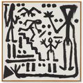 A.R. Penck — Такой я (Человек, спускающийся по лестнице) (Ищу себя ((Человек, спускающийся по лестнице)), изображение 2