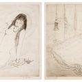 Abdur Rahman Chughtai — Куртизанка; Перед занавесом, изображение 1