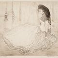 Abdur Rahman Chughtai — Куртизанка; Перед занавесом, изображение 3