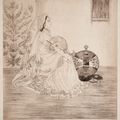 Abdur Rahman Chughtai — Спальня; Прялка, изображение 3
