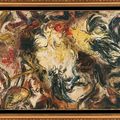 Affandi — Петушиный бой, изображение 2