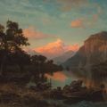 Albert Bierstadt — Озеро Люцерн, изображение 1