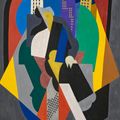 Albert Gleizes — Композиция, фигура по призванию на авансцене, изображение 1