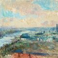 Albert Lebourg — Река Сена в Руане, изображение 1