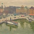Albert Marquet — Порт Стокгольма, Нюбровикен, главный офис отеля Strand, изображение 1