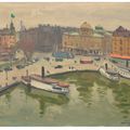 Albert Marquet — Порт Стокгольма, Нюбровикен, главный офис отеля Strand, изображение 2