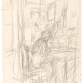 Alberto Giacometti — Печать ( справа ); Аннотации и схемы форм ( сзади ), изображение 2