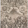 Albrecht Dürer — Снятие пятой и Шестой печатей, из книги "Апокалипсис", изображение 1