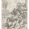 Albrecht Dürer — Самсон, раздирающий Льва, изображение 1