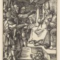 Albrecht Dürer — Предательство Христа и Христос перед Каиафой, из книги "Малые страсти", изображение 2