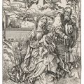 Albrecht Dürer — Святое семейство с тремя зайцами, изображение 1