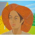Alex Katz — Оранжевая шляпа 2, изображение 1