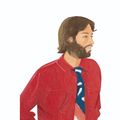 Alex Katz — Красный, белый, синий галстук, изображение 1