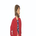 Alex Katz — Красный, белый, синий галстук, изображение 2