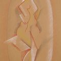 Alexander Archipenko — Сидящая фигура в овале (Femme), изображение 1
