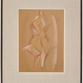 Alexander Archipenko — Сидящая фигура в овале (Femme), изображение 2