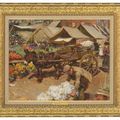 Alfred James Munnings — Цветочный рынок в Норидже, изображение 2