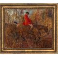 Alfred James Munnings — Охотник приближается к канаве, изображение 2