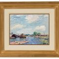 Alfred Sisley — Канал Луан-а-Сен-Мамес, изображение 2
