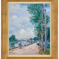 Alfred Sisley — Границы между горами Море, изображение 2