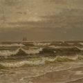 Alfred Thompson Bricher — На пляже Бригантина, изображение 1