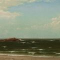 Alfred Thompson Bricher — На пляже — Самый разгар дня, изображение 1