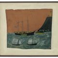 Alfred Wallis — Лодки, утес и маяк, изображение 2