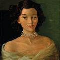 André Derain — Женский портрет на колье из жемчуга (Портрет Эдмонда Шарля-Ру), изображение 1