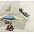Andrew Wyeth — Пять с половиной лет и этюд для "Шапочки Оливера": двусторонней работы, изображение 2