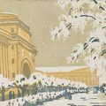 Anna Park — Пять видов Санкт-Петербурга: Царскосельский парк; Ростральная колонна; Адмиралтейство под снегом; Ленинград, Смольный институт; и Петроград, Рыболовные снасти, изображение 3