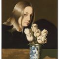 Anna Weyant — Ингрид с цветами, изображение 1