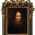 Anthony van Dyck — Портрет дамы, доходящей ей до груди, в кружевной оборке, с жемчугом и драгоценными камнями в волосах, изображение 2