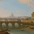 Antonio Joli — Рим - вид на Пьяцца дель Пополо; и Рим - вид на Тибр с мостом Понте и замком Святого Ангела, базиликой Святого Петра и Ватиканом за ним., изображение 4