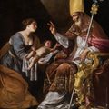 Artemisia Gentileschi — Женщина, представляющая своего ребенка Святому Блезу, изображение 1