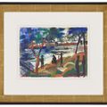 August Macke — Рыболов в замешательстве, изображение 2