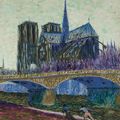 Auguste Herbin — Собор Парижской Богоматери и мост Арчевеше, изображение 1
