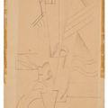 Auguste Herbin — Картина в стиле кубизма (прямая и оборотная стороны), изображение 2