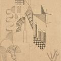 Auguste Herbin — Композиция из дерева, изображение 1