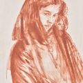 Augustus John — Ида в шали, изображение 1