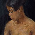 Augustus John — Портрет девушки, изображение 1