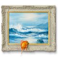 Banksy — Аквариум с золотыми рыбками - Из линейки товаров для дома Gross Domestic Product, изображение 4