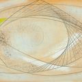 Barbara Hepworth — Фигурка на веревочках с желтым, изображение 1