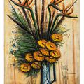 Bernard Buffet — Букет цветов в горшочке, изображение 2