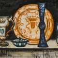 Bernard Buffet — Смерть природы среди ваз из Мустье, изображение 1